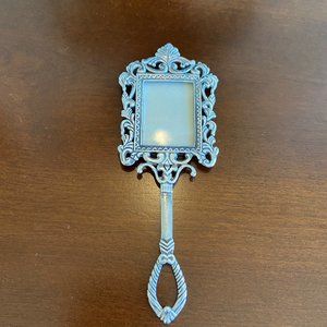 Vintage Mini Hand Held Silver Picture Frame